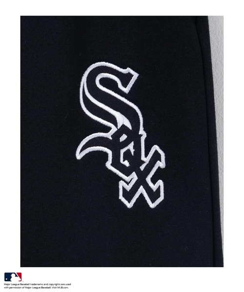 MLB（メジャーリーグベースボール）の「MLB チームロゴ スウエットパンツ（スウェットパンツ・メンズ・スミクロ/ネイビー/グリーン/アッシュグレー/ブラック・M/L/XL）」の7枚目の写真