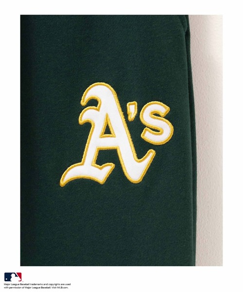 MLB（メジャーリーグベースボール）の「MLB チームロゴ スウエットパンツ（スウェットパンツ・メンズ・スミクロ/ネイビー/グリーン/アッシュグレー/ブラック・M/L/XL）」の20枚目の写真