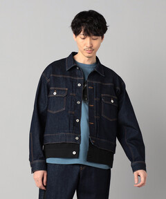 セール】【WEB限定】デニムフリンジブルゾン（ブルゾン）｜ADAM