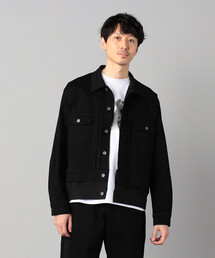 β MEN | レイヤード デニムブルゾン(ブルゾン)