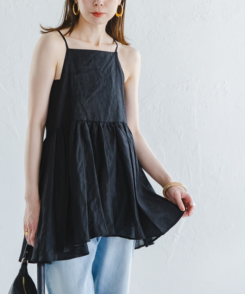 キャミソール ADAWAS/アダワズ LINEN CAMI TOP セール】ADAWAS/アダワズ LINEN CAMI TOP（キャミソール