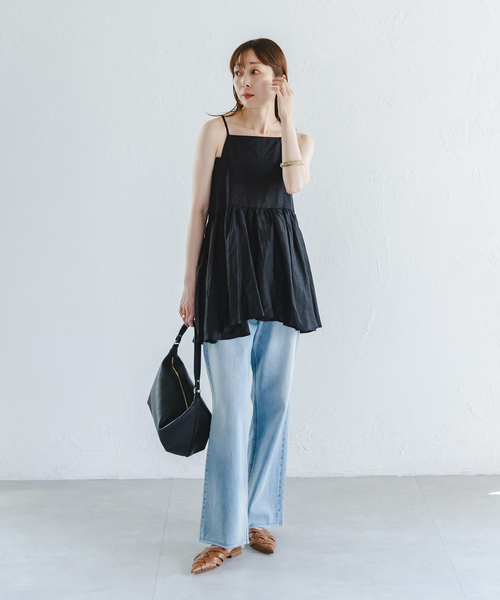 キャミソール ADAWAS/アダワズ LINEN CAMI TOP セール】ADAWAS/アダワズ LINEN CAMI TOP（キャミソール