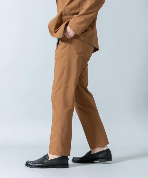 URBAN RESEARCH ROSSO MEN（アーバンリサーチロッソメン）の「『WEB限定』『XLサイズあり』ウォッシャブルドライシアサッカーセットアップ（セットアップ・メンズ・ネイビー/ブラウン/ブラック・X-LARGE/LARGE/MEDIUM/SMALL）」の6枚目の写真