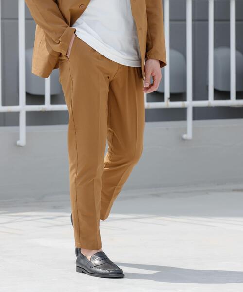 URBAN RESEARCH ROSSO MEN（アーバンリサーチロッソメン）の「『WEB限定』『XLサイズあり』ウォッシャブルドライシアサッカーセットアップ（セットアップ・メンズ・ネイビー/ブラウン/ブラック・X-LARGE/LARGE/MEDIUM/SMALL）」の14枚目の写真