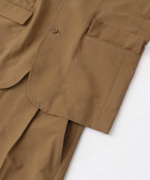URBAN RESEARCH ROSSO MEN（アーバンリサーチロッソメン）の「『WEB限定』『XLサイズあり』ウォッシャブルドライシアサッカーセットアップ（セットアップ・メンズ・ネイビー/ブラウン/ブラック・X-LARGE/LARGE/MEDIUM/SMALL）」の19枚目の写真
