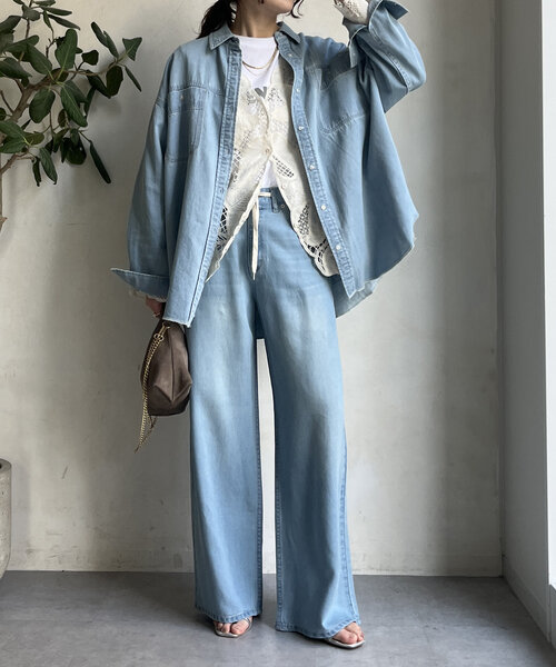 DOUDOU レースシャツ　完売 セール】レースシャツ（シャツ/ブラウス）｜DouDou（ドゥドゥ