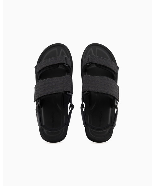 Emporio Armani◆サンダル スキューバジャカード ロゴレタリング EMPORIO ARMANI(エンポリオアルマーニ)の「【エンポリオ