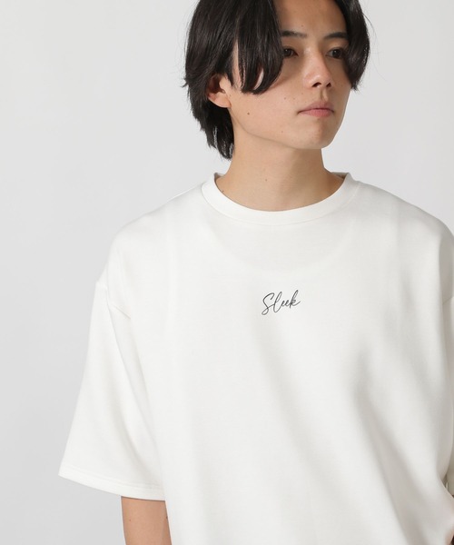 LAKOLE（ラコレ）の「【接触冷感】ダンボールロゴ半袖Ｔ / 284349（Tシャツ/カットソー・メンズ・ホワイト/ライトグレー/グリーン/ブラック/ネイビー/ブラウン・MEDIUM/LARGE/X-LARGE/SMALL）」の18枚目の写真