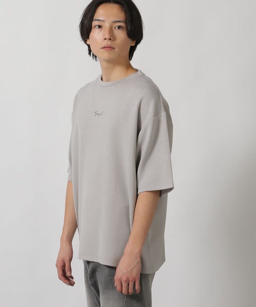 LAKOLE（ラコレ）の「【接触冷感】ダンボールロゴ半袖Ｔ / 284349（Tシャツ/カットソー・メンズ・ホワイト/ライトグレー/グリーン/ブラック/ネイビー/ブラウン・MEDIUM/LARGE/X-LARGE/SMALL）」の22枚目の写真