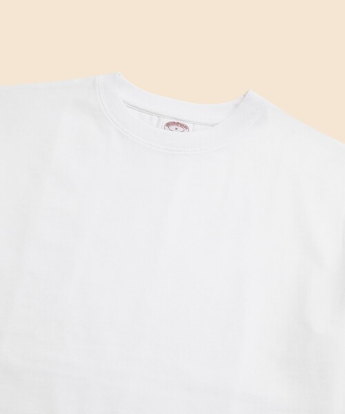 BROOKS BROTHERS（ブルックスブラザーズ）の「USAコットンジャージー　ヘビーウェイト　GFロゴラベル　Tシャツ（Tシャツ/カットソー・メンズ・ブラック/ホワイト/ネイビー・LARGE/SMALL/X-LARGE/MEDIUM）」の4枚目の写真