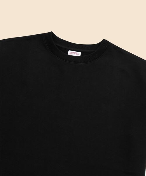 BROOKS BROTHERS（ブルックスブラザーズ）の「USAコットンジャージー　ヘビーウェイト　GFロゴラベル　Tシャツ（Tシャツ/カットソー・メンズ・ブラック/ホワイト/ネイビー・LARGE/SMALL/X-LARGE/MEDIUM）」の7枚目の写真