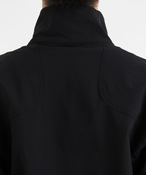NVRFRGT(ネヴァーフォーゲット)の「CONZ別注 STAND COLLAR ZIP UP JACKET/ジップアップジャケット/ナイロンシェルジャケット/ジャストフィット(ブルゾン・メンズ・チャコールグレー/ブラック・1/2/3)」の22枚目の写真