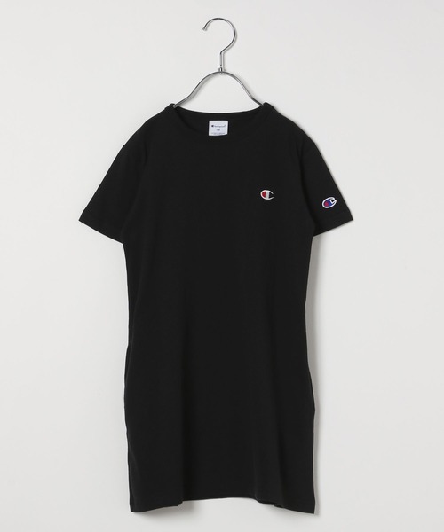 Champion（チャンピオン）の「【Champion(チャンピオン）】刺繍ワンピース(KIDS)（ワンピース・キッズ・グリーン/ネイビー/ピンク/ブラック/オートミール・120cm/130cm/160cm/150cm/140cm）」の6枚目の写真