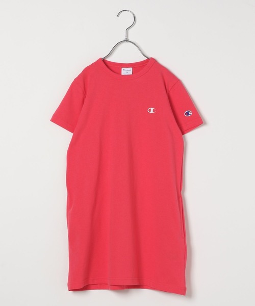 Champion（チャンピオン）の「【Champion(チャンピオン）】刺繍ワンピース(KIDS)（ワンピース・キッズ・グリーン/ネイビー/ピンク/ブラック/オートミール・120cm/130cm/160cm/150cm/140cm）」の7枚目の写真
