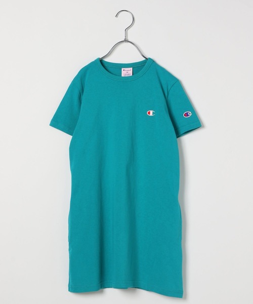 Champion（チャンピオン）の「【Champion(チャンピオン）】刺繍ワンピース(KIDS)（ワンピース・キッズ・グリーン/ネイビー/ピンク/ブラック/オートミール・120cm/130cm/160cm/150cm/140cm）」の9枚目の写真