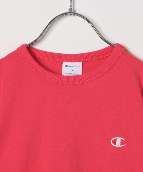 Champion（チャンピオン）の「【Champion(チャンピオン）】刺繍ワンピース(KIDS)（ワンピース・キッズ・グリーン/ネイビー/ピンク/ブラック/オートミール・120cm/130cm/160cm/150cm/140cm）」の12枚目の写真