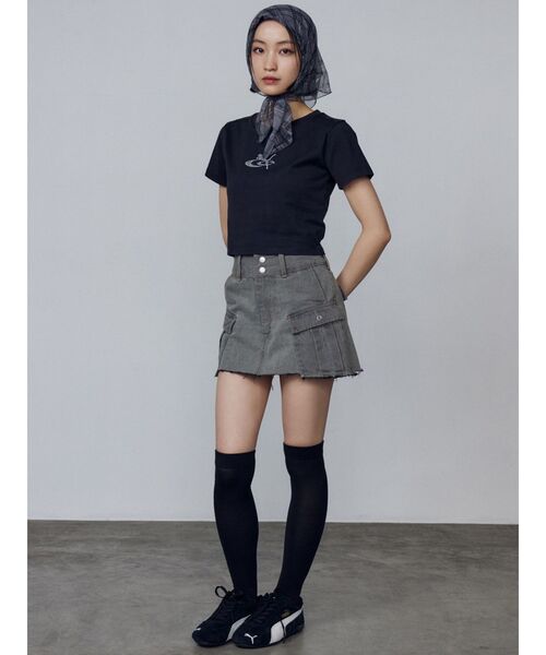 PUMA（プーマ）の「PUMA EMODA SS TEE（Tシャツ/カットソー・レディース・ブラック・FREE）」の14枚目の写真