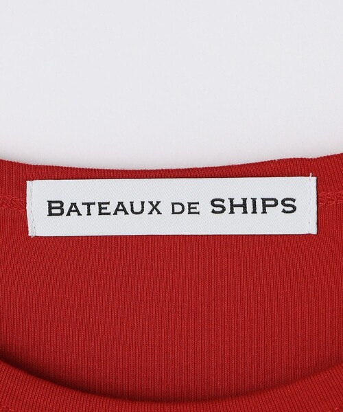 SHIPS(シップス)の「BATEAUX DE SHIPS: ポケット Tシャツ(Tシャツ/カットソー・メンズ・ネイビー/レッド/オフホワイト・1/3/2)」の6枚目の写真