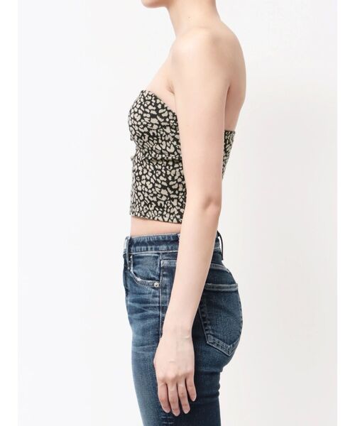 GYDA（ジェイダ）の「leopard printベアビスチェ（チューブトップ・レディース・ブラック・FREE）」の8枚目の写真