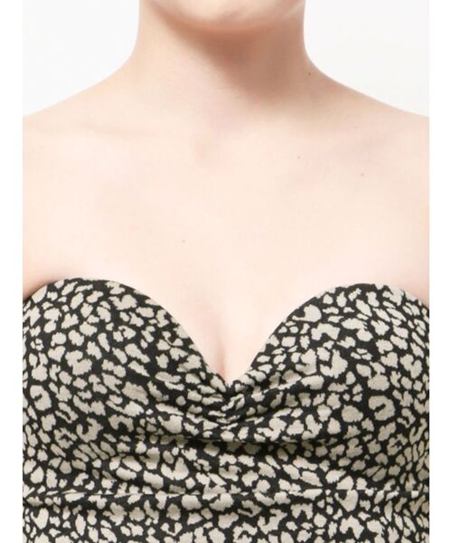 GYDA（ジェイダ）の「leopard printベアビスチェ（チューブトップ・レディース・ブラック・FREE）」の10枚目の写真