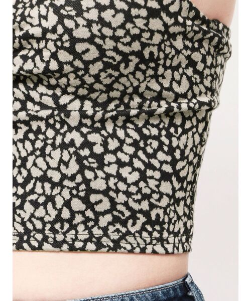 GYDA（ジェイダ）の「leopard printベアビスチェ（チューブトップ・レディース・ブラック・FREE）」の12枚目の写真