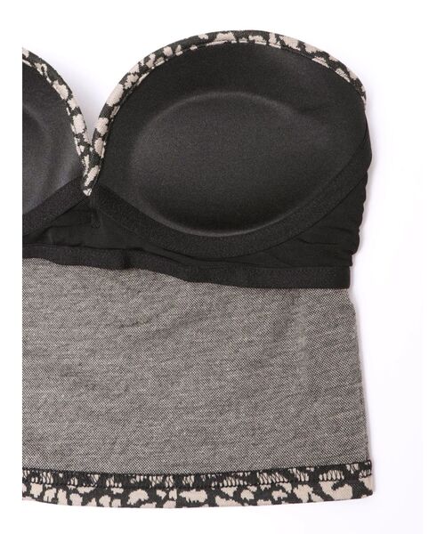 GYDA（ジェイダ）の「leopard printベアビスチェ（チューブトップ・レディース・ブラック・FREE）」の14枚目の写真