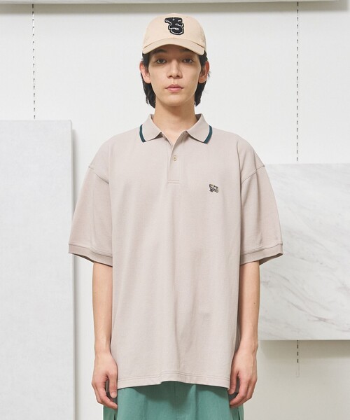 J.PRESS YORK STREET(ジェイプレスヨークストリート)の「【UNISEX】ブルドックワンポイント ポロシャツ(ポロシャツ・メンズ・ホワイト系/ライトグレー系/グレー系/ピンク系/ネイビー系・SMALL/MEDIUM/LARGE)」の2枚目の写真