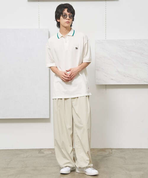 J.PRESS YORK STREET(ジェイプレスヨークストリート)の「【UNISEX】ブルドックワンポイント ポロシャツ(ポロシャツ・メンズ・ホワイト系/ライトグレー系/グレー系/ピンク系/ネイビー系・SMALL/MEDIUM/LARGE)」の6枚目の写真