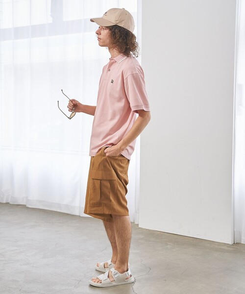J.PRESS YORK STREET(ジェイプレスヨークストリート)の「【UNISEX】ブルドックワンポイント ポロシャツ(ポロシャツ・メンズ・ホワイト系/ライトグレー系/グレー系/ピンク系/ネイビー系・SMALL/MEDIUM/LARGE)」の11枚目の写真
