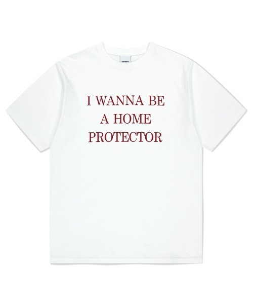MAHAGRID(マハグリッド)の「『mahagrid/マハグリッド』HOME PROTECTOR TEE /ホームプロテクター 半袖Tシャツ(Tシャツ/カットソー・メンズ・ホワイト/ブラック・M/L)」の1枚目の写真