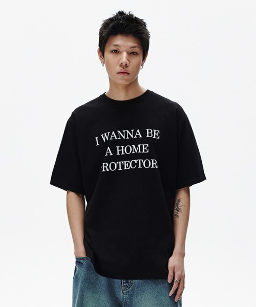 MAHAGRID(マハグリッド)の「『mahagrid/マハグリッド』HOME PROTECTOR TEE /ホームプロテクター 半袖Tシャツ(Tシャツ/カットソー・メンズ・ホワイト/ブラック・M/L)」の14枚目の写真