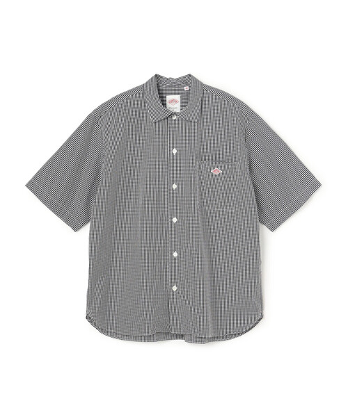 DANTON ダントン コットンワークシャツ　サイズ42 MEN'S COTTON POPLIN WORK SHIRT PLAID（シャツ/ブラウス