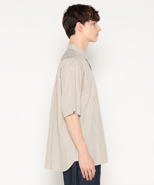DANTON ダントン コットンワークシャツ　サイズ42 MEN'S COTTON POPLIN WORK SHIRT PLAID（シャツ/ブラウス