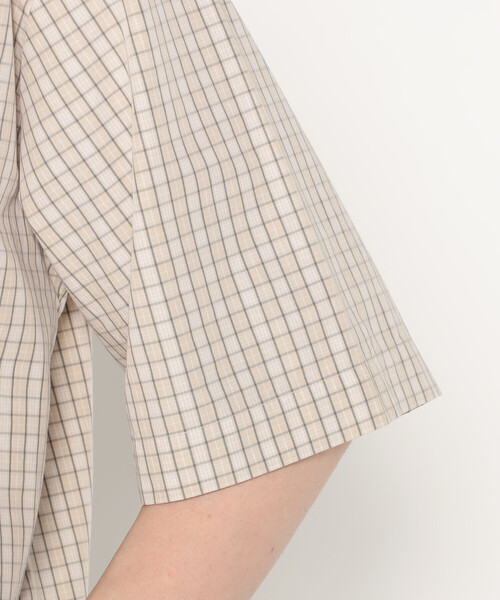 MEN'S COTTON POPLIN WORK SHIRT PLAID（シャツ/ブラウス