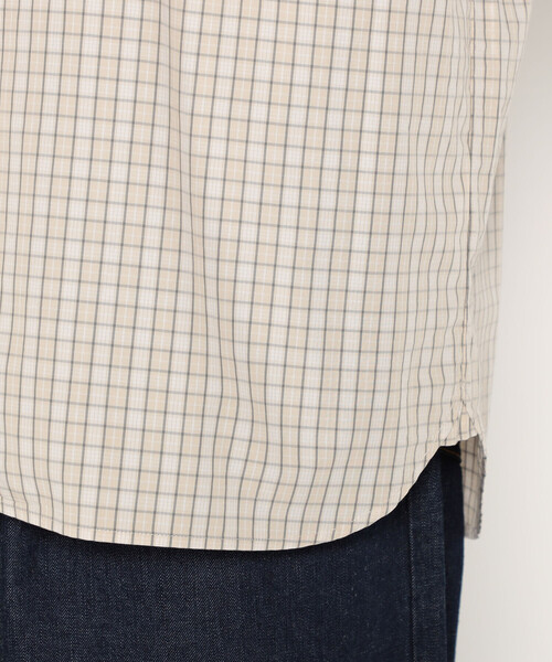 MEN'S COTTON POPLIN WORK SHIRT PLAID（シャツ/ブラウス