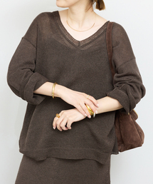 DEUXIEME CLASSE - 値下げDeuxime Classes FLANNEL Vネックニット Deuxieme Classe（ドゥーズィエムクラス）の「FLANNEL Vネック