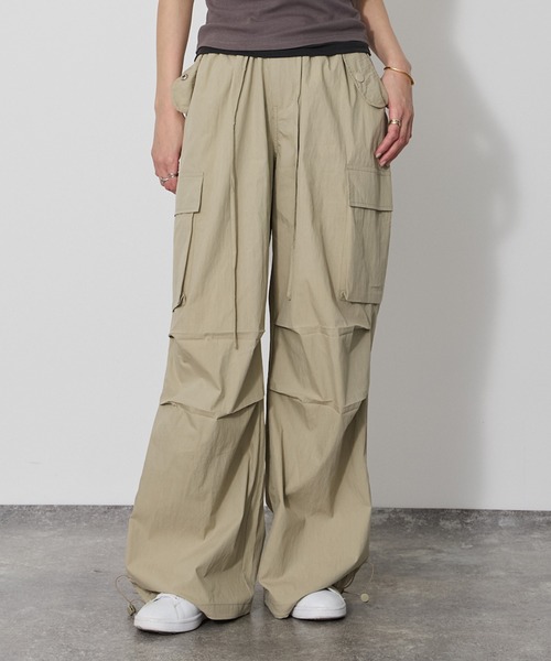 [REST&RECREATION]WIDE CARGO パンツ★新作★韓国★送料・関税込 REST&RECREATION]WIDE CARGO パンツ☆新作☆韓国☆送料・関税込