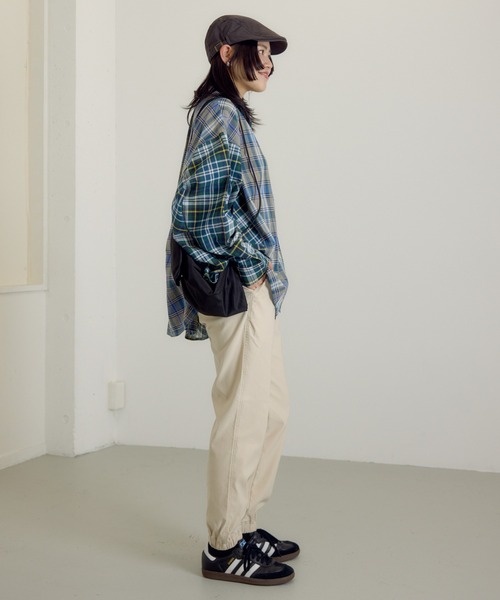 RODEO CROWNS WIDE BOWL（ロデオクラウンズワイドボウル）の「D/S COOL EASY JOGパンツ（その他パンツ・レディース・ライトカーキ/ブラック/ライトベージュ/オレンジ系その他/サックスブルー/ライトブラック/カーキ/ダークオレンジ・SMALL/MEDIUM）」の13枚目の写真