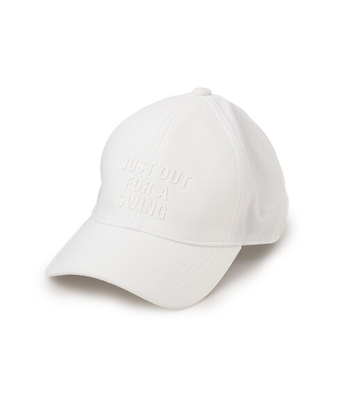 JUN&ROPE'（ジュンアンドロペ）の「メッセージプリントキャップ（キャップ・レディース・ブラック/ホワイト・FREE）」の2枚目の写真