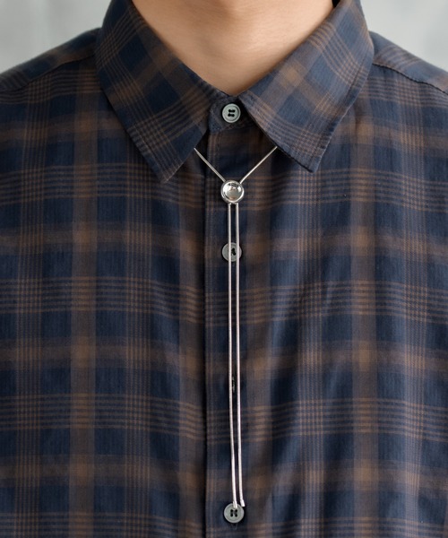 SINSS（シンス）の「Loop tie necklace / ループタイネックレス（ネックレス・メンズ・シルバー・FREE）」の14枚目の写真