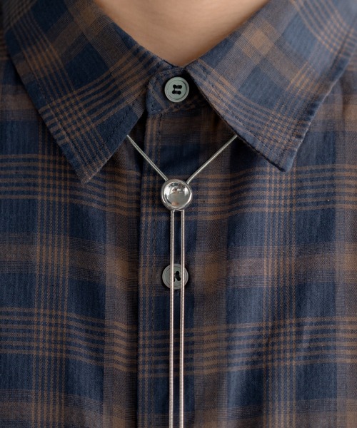 SINSS（シンス）の「Loop tie necklace / ループタイネックレス（ネックレス・メンズ・シルバー・FREE）」の15枚目の写真