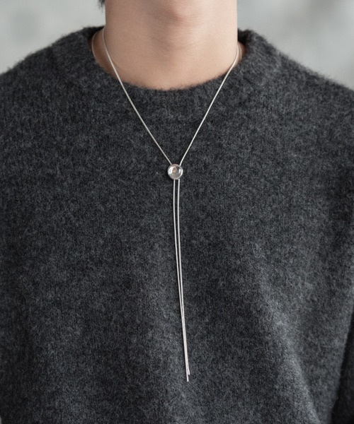 OX JEWELRY】Silver Loop Tie シルバーループタイ オックスジュエリー