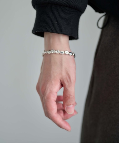 epnok（エプノック）の「ストーンブレスレット（ブレスレット・メンズ・シルバー・FREE）」の6枚目の写真