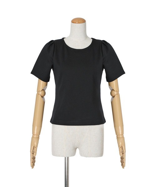 F i.n.t（フィント）の「レースフリル衿カットトップス　夏服【1枚で快適】/ fint　フィント（Tシャツ/カットソー・レディース・ピンクベージュ/ブラック・FREE）」の19枚目の写真