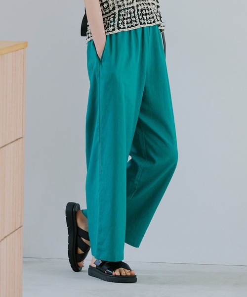 オライオン8004 セール】【イージーケア・接触冷感】ストレートイージーパンツ[プチ