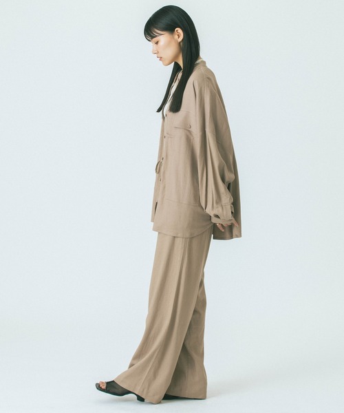 ROSE BUD(ローズバッド)の「(GENE HEAVENS)BIG POCKET PANTS(その他パンツ・レディース・ブラック/カーキ/ベージュ・ONE SIZE)」の6枚目の写真