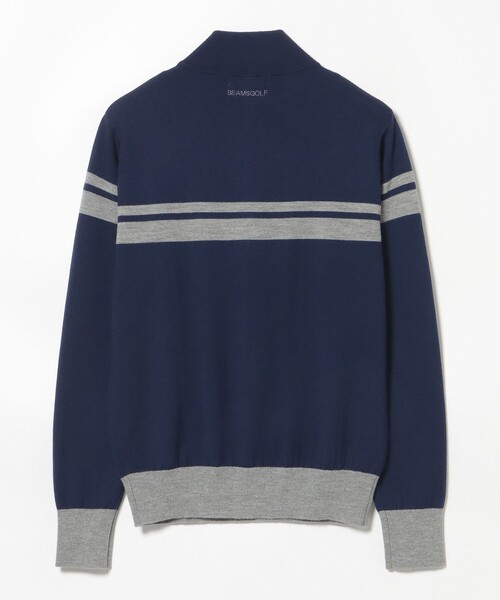 BEAMS GOLF ビームスゴルフ　フルジップアップ　セーター　ニット　L ビームスゴルフ ジップアップセーター BEAMS GOLF（ビームス ゴルフ