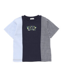 Tシャツ/カットソー（ブルー・ネイビー/青色系・ストライプ柄