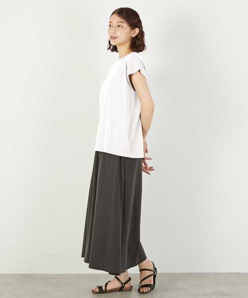 STAR&STRIPE(スターアンドストライプ)の「《別注》【STAR&STRIPE /スターアンドストライプ】フレンチスリーブ(Tシャツ/カットソー・レディース・ホワイト/ブラウン/ブルー/チャコールグレー・FREE)」の16枚目の写真