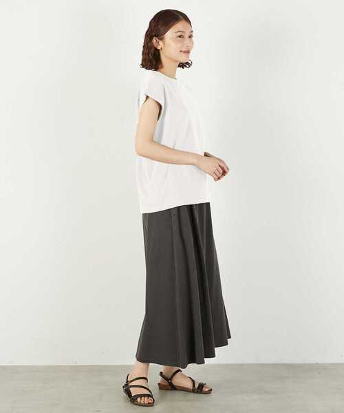 STAR&STRIPE(スターアンドストライプ)の「《別注》【STAR&STRIPE /スターアンドストライプ】フレンチスリーブ(Tシャツ/カットソー・レディース・ホワイト/ブラウン/ブルー/チャコールグレー・FREE)」の18枚目の写真